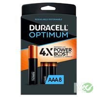 Duracell OPTIMUM AAA Alkaline Battery 8-Pack  Product Image