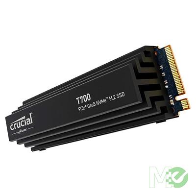 MX00126637 T700 Pro Series PCIe 5.0 x4 NVMe 2.0 M.2 SSD With Heatsink, 2TB