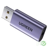 UGREEN USB Type-A To 3.5mm External Sound Adapter, Purple Product Image