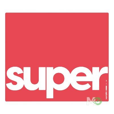 MX00126700 SuperGlide Glass Mouse Pad XL, Red