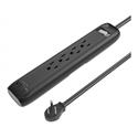 MX00126804 4 Outlet Surge Protector w/ USB Charging & 30W PD, 6ft