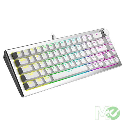 MX00126810 CK720 65% RGB Mechanical Gaming Keyboard w/ Kailh Box V2 Red Key Switches, Silver White 