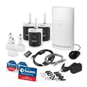 MX00126923 AllSecure600 2K Wireless Security Kit w/ 3 Wire-Free Cameras, NVR Tower