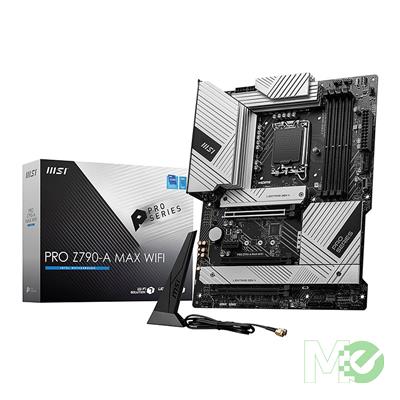 MX00127164 PRO Z790-A MAX WIFI w/ DDR5, PCIe 5.0, Quad M.2, 7.1 Audio, 2.5G LAN, Wi-Fi 7, BT 5.4