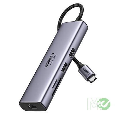 MX00127207 7-in-1 USB-C Hub w/ 4K HDMI, USB 3.0, 100W PD, Gigabit Ethernet, SD/TF Card Reader