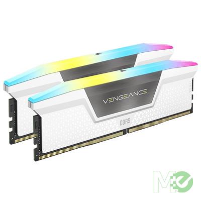 MX00127236 Vengeance RGB 32GB DDR5 6000MHz CL36 Dual Channel Kit (2x 16GB), White, Intel XMP 