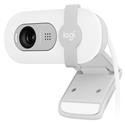 MX00127292 Brio 100 Full HD 1080p Webcam, Off White w/ Auto Light Balance, Integrated Privacy Shutter, Built-In Microphone