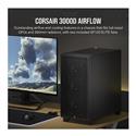 MX00127424 3000D Airflow Tempered Glass Mid-Tower ATX Case, Black