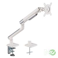 Amer Mounts Single Monitor Mount w/ Articulating Arm, White Product Image