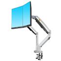 MX00127856 F195A Dual Monitor Desk Mount Stand, 22-32in, White