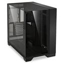 MX00128216 O11 Vision Mid Tower Case w/ Tempered Glass, Black 