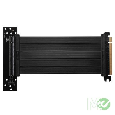 MX00128258 PCI-E 4.0 x16 Riser Cable, 180mm, Black 