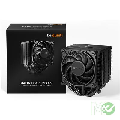 MX00128436 Dark Rock Pro 5 CPU Cooler, Black w/ 2x Fluid Dynamic Bearing PWM Fans