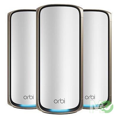 MX00128440 Orbi 970 Series Quad-Band BE27000 Wi-Fi 7 Mesh Router System, 3-Pack 