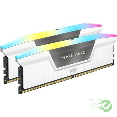 MX00128484 Vengeance RGB DDR5 6000MHz CL30 Dual Channel Kit (2 x 16GB), Intel, White