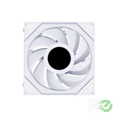 MX00128494 Uni Fan TL LCD 120mm ARGB Case Fan, 3 Pack /w Fan Controller - White