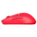 MX00128560 X2H (Medium) Red Edition Wireless / Wired Gaming Mouse w/ USB Wireless Receiver, USB Charging Cable