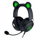 MX00128921 Kraken Kitty V2 Pro USB Gaming Headset, Black w/ Interchangeable Ears, Detachable Mic, Stream Reactive Lighting