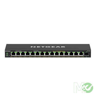 MX00128927 16-Port PoE+ Gigabit Ethernet Plus Switch w/ 1 SFP Port, 180W