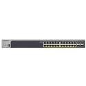 MX00128946 24-Port Gigabit Ethernet PoE+ Smart Managed Switch w/ 4 x SFP Ports, 380W PoE