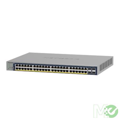 MX00128948 48-Port Gigabit Ethernet PoE+ Smart Switch w/ 4 SFP Ports, Cloud Management, 380W