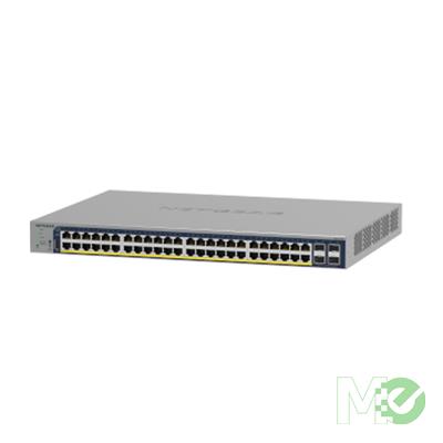 MX00128949 48-Port Gigabit Ethernet PoE+ Smart Switch w/ 4 SFP Ports, Cloud Management, 760W