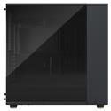 MX00128966 North XL EATX Mid Tower Case, Charcoal w/ Walnut Front, Top Mesh Panel, Tempered Glass Left Side Panel