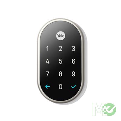MX00128991 Nest x Yale WiFi Smart Lock, Satin Nickel
