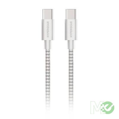 MX00129028 6 ft. USB-C to USB-C Braided Charge and Sync Cable, White