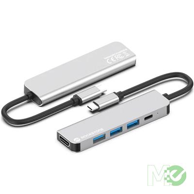 MX00129036 5-in-1 USB-C Hub, Grey w/ HDMI, USB, PD