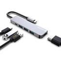 MX00129036 5-in-1 USB-C Hub, Grey w/ HDMI, USB, PD