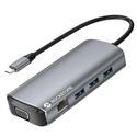 MX00129039 USB-C 11-in-1 Hub w/ PD, HDMI, USB, RJ45, SD / TF Card Reader, 3.5mm Audio
