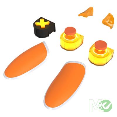 MX00129084 eSwap X LED Orange Crystal Pack w/ Dual Backlit MiniSticks, Dual Ergo Triggers, Dual Grips, Four Direction D-Pad, Storage Box