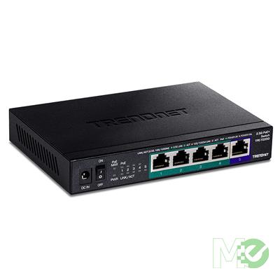 MX00129128 TPE-TG350 5 Port Unmanaged 2.5Gb PoE+ Switch w/ 55W PoE Budget