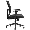 MX00129147 Ergonomic Mid-Back Mesh Office Chair, Black