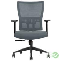 Kopplen Ergonomic Mid-Back Mesh Office Chair, Grey Product Image