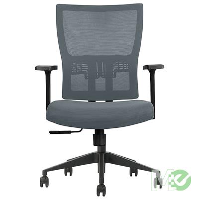 MX00129148 Ergonomic Mid-Back Mesh Office Chair, Grey