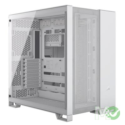 MX00129206 6500D Airflow Mid-Tower Dual Chamber PC Case, White