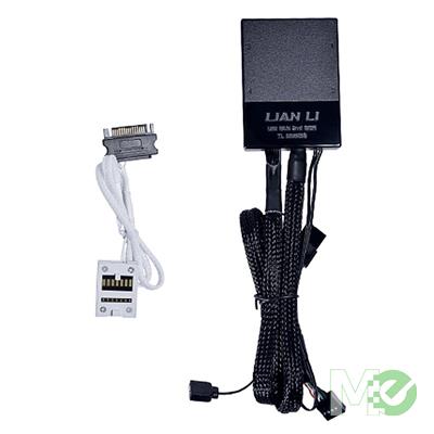 MX00129232 UNI Hub TL Series Black Fan Controller w/ White Cable