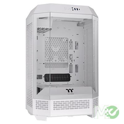MX00129242 Tower 300 Micro Tower Chassis, Snow w/ 2x CT140 Fans, 3x Tempered Glass Panels