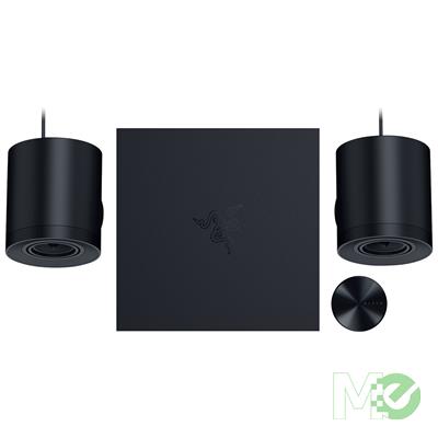 MX00129309 Nommo V2 Pro Full-Range 2.1 PC Gaming Speakers w/ Rear Projection Razer Chroma™ RGB Lighting, Wireless Down-Firing Subwoofer