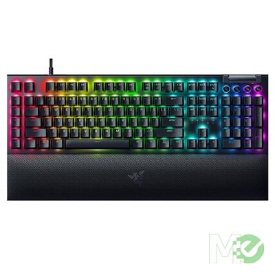 MX00129316 BLACKWIDOW V4 Full Sized RGB Gaming Keyboard w/ Razer Green Mechanical Key Switches