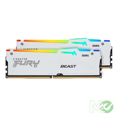 MX00129370 FURY Beast RGB DDR5 6000MHz CL30 Dual Channel Kit (2 x 16GB), White