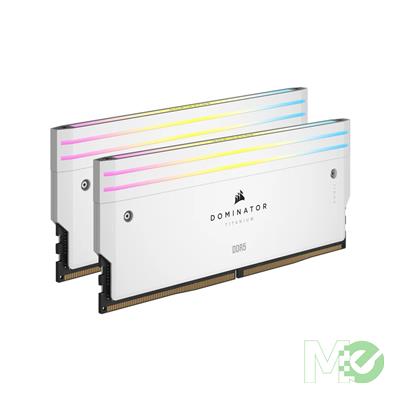 MX00129470 Dominator® Titanium RGB DDR5-6400 Dual Channel Kit (2 x 32GB), White