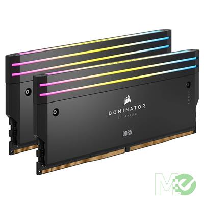 MX00129471 Dominator Titanium RGB DDR5-6400 32GB Dual Channel RAM Kit (2x 16GB), Black