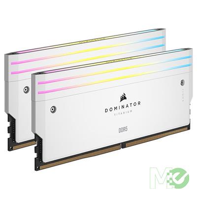 MX00129475 Dominator Titanium RGB 48GB DDR5 7200MHz CL36 Dual Channel Kit (2x 24GB), White 