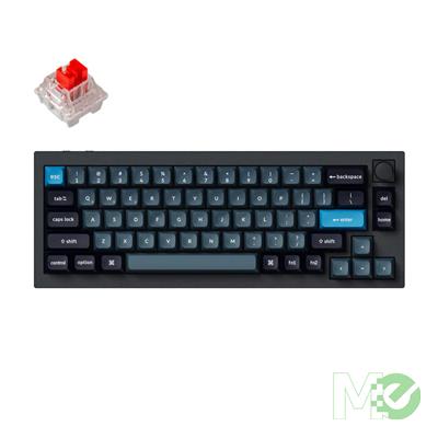 MX00129537 Q2 Pro QMK/VIA Wireless Custom Mechanical Keyboard w/ South-Facing RGB, K Pro Red Switch, Carbon Black