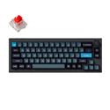 MX00129537 Q2 Pro QMK/VIA Wireless Custom Mechanical Keyboard w/ South-Facing RGB, K Pro Red Switch, Carbon Black