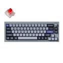 MX00129539 Q2 Pro QMK/VIA Wireless Custom Mechanical Keyboard w/ South-Facing RGB, K Pro Red Switch, Silver Grey