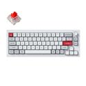 MX00129541 Q2 Pro QMK/VIA Wireless Custom Mechanical Keyboard w/ South-Facing RGB, K Pro Red Switch, Shell White